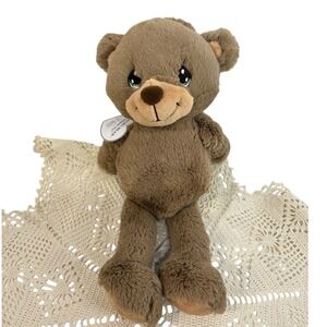 Precious Moments Barley Bear Snuggle Me Brown Teddy‎ Bear Plush 11" Stuffed Toy